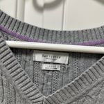 Van Heusen Grey Vneck Cable Knit Sweater  Photo 2