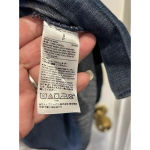 Banana Republic Factory 100% Lyocell Chambray Button Up Shirt Ruffle Hem Small Photo 5