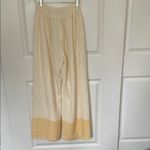 Sundance  Sunshine Stripped Wide-Leg Pants Medium Photo 3