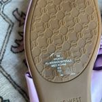 Nine West Women's Daxx Ruched Flat Thong Sandals in Purple Lilac Lavender size 6 Photo 4