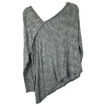 Free People  We the Free Grey Gray Asymmetrical Tunic Blouse Off Shoulder Small Photo 2