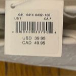 American Eagle NWT  Canvas Eyelet  Hightop Sneakers Womens 7 White Photo 4