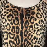 Betsey Johnson women’s medium leopard print fleece top Photo 1