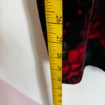 Art Class Black Floral Velvet Mini Dress,‎ Gothic Whimsigoth Coquette Grunge Small Photo 5