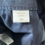 Coldwater Creek  Slim Leg Jean Women’s size 20 Blue Dark Wash NWT Photo 10