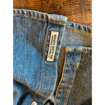 Route 66  Denim Blue Jean Pearl Snap Shirt Women XL Western Cowgirl Barn Retro Photo 7