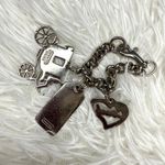 Coach Vintage y2k Carriage Heart Hangtag Bag Charm Key Fob Photo 1