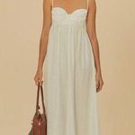 Farm Rio NWOT  Linen Blend White Sleeveless Maxi Dress Size XL Photo 0