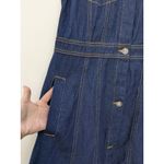 Women's Collared Denim Mini Dress Photo 6