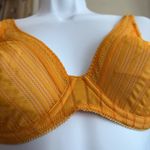 Huit Paris Desi Bra 32C Sexy Romance France Vintage Underwire Orange Lace‎ Lined Size undefined Photo 5