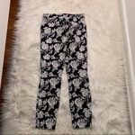 Gap  Signature Skinny Ankle Khaki Pant Navy Floral Photo 4