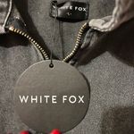 White Fox Boutique White Fox Misbehave Mini Acid Black denim Dress Photo 4