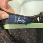 Vintage Women’s Medium 90s Velvet Jumper Maxi Dress Chocolate Brown Paisley Fall Photo 2