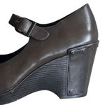 Dansko Like New  Leather Fanny Mary Jane Wedges Brown Size 10.5 - 11 Photo 2