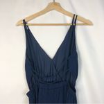 Lulus  Lost In Paradise Navy Blue Strappy Maxi Formal Dress S Photo 5