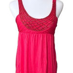 Charlotte Russe Beaded Empire Fashion Tank Top Fuchsia Juniors XS NWT Bedazzled Photo 0