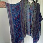 Dress Barn  gossamer vibrant floral kimono cover up Photo 2