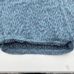 Athleta XXS Momentum Allure Animal Print Tee Shirt Blue Seamless Comfort Wicking Photo 8