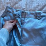 ZARA  High waisted light blue lightweight wide leg pants Photo 6