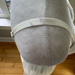 Iris  White Mesh Grecian Formal Dress Gown Size Medium FLAW Photo 11