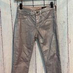 AG Adriano Goldschmied NWOT  Pink Faux Leather Skinny Jeans Photo 2