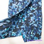 RACHEL Rachel Roy Sleeveless Printed Matte Jersey Dress in Teal Berry Bush, 2X Blue Photo 6