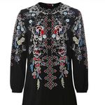 Johnny Was Nola heavily embroidered button Photo 2