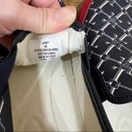 Ralph Lauren Lauren  Women Navy Blue Red Jinny Monogram  Sneaker Sz 8B Holiday Photo 3