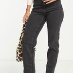 Stradivarius  Black Straight Jeans Photo 0