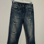 Silver Jeans  Co. Beau Eco Mid Rise Destructed‎ Girlfriend Jeans Size 24 Photo 9