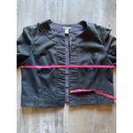 Fashion Bug  chambray jacket wash 3/4 sleeve size large Photo 4