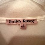 Bailey Rose Don't Know Don't Care Sweatshirt Women's Small Cream Athleisure Photo 7