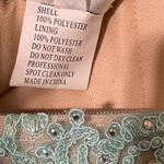 La Femme Gigi by Sleeveless Mock 2 Piece All Over Lace Dress Sheer Midriff Aqua Mint Blue 00 Photo 18