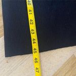 Vince  knit ribbed bodycon V-neck midi dress in black Photo 8