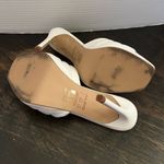 ALDO Women’s Gennia White Puffy Leather Slide Heeled Sandals sz 8 in EUC Photo 4