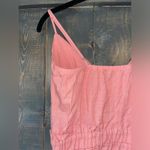 One Clothing  Pink Cotton Summer Romper Spaghetti Strap Casual Playsuit‎ E14 Photo 3