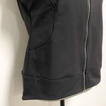 Stonewear Designs Black Sleeveless Zip Up Vest NWT Small Pockets Fleece Lining Photo 4