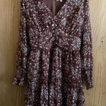 Indulge Brown floral dress Photo 0