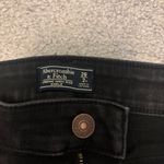 Abercrombie & Fitch Simone High Rise Ankle Frayed Black Skinny Jeans Photo 4