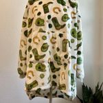 Throwzy Lucky Western Cowgirl Hooded Oversized Soft Lounge Sweater One Size Green Size XL Photo 13