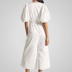 Anthropologie NWT Hutch Smocked Waist Eyelet Jumpsuit Medium Retail $198.00 Photo 2