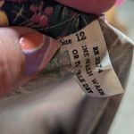 Vtg 1970s Dusty Purple Floral Gathered Sleeve Blouson Top Knee Length Dress 12 Photo 4