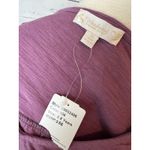 Suzanne Betro Weekend Blouse Plus size 3X 3XL Womens Tunic Top Shirt NWT Purple Photo 2