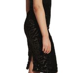 Bardot SEQUIN VELVET DRESS IN BLACK XS EUC Photo 1