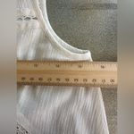 Free People  Ivory Lace Open Back Ruffle Sleeveless Top (1068) Photo 9