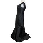 Mac Duggal Shiny Satin Mermaid Dress Long Ball Gown Prom Party Women’s Size 10 Photo 4