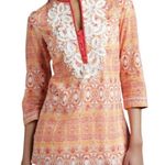 INDIKKA EMBROIDERED TUNIC SIZE L Orange Size L Photo 10