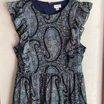 J.Crew Tiered Ruffle Paisley Maxi Dress Photo 4