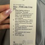 Lululemon NWT Align 23” Wide Leg Super High-Rise Crop in Rhino Gray Photo 6