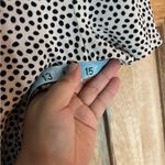 EXPRESS ‎ Black and White Fitted Short Sleeve Blouse size XS Photo 2